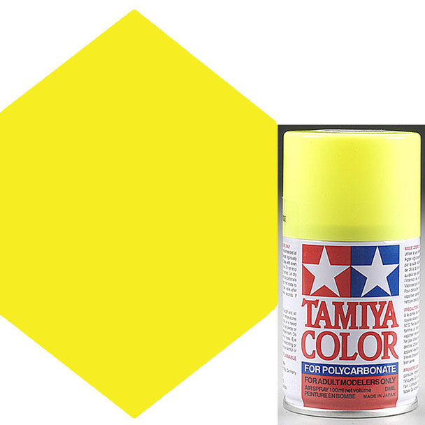 Tamiya Polycarbonate PS-27 Fluorescent Yellow Spray Paint 86027