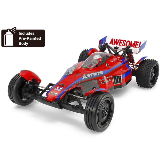 Tamiya 47482 RC 1/10 Astute 2022 2WD Off-Road TD-2 Buggy Kit w/ Painted Body