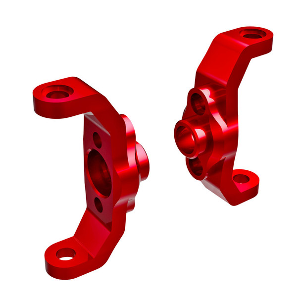 Traxxas 9733-RED Left & Right Aluminum Caster Blocks for TRX-4M
