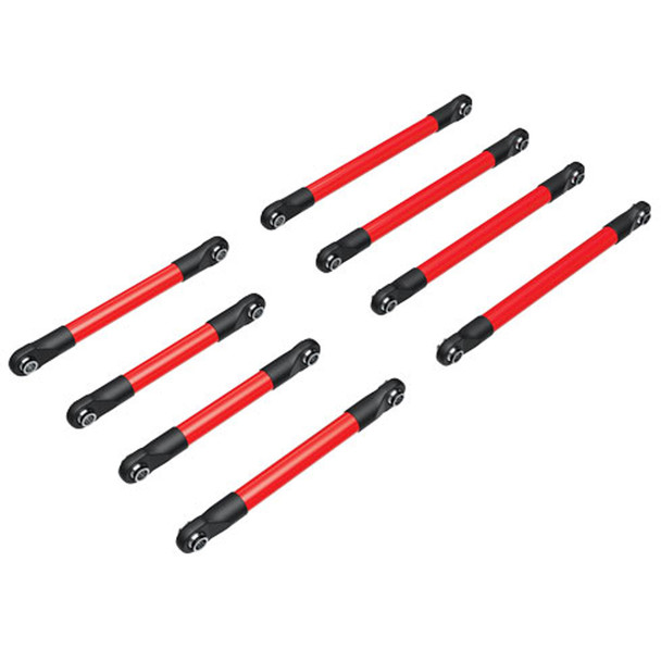 Traxxas 9749-RED Heavy-Duty Aluminum Suspension Link Set for TRX-4M