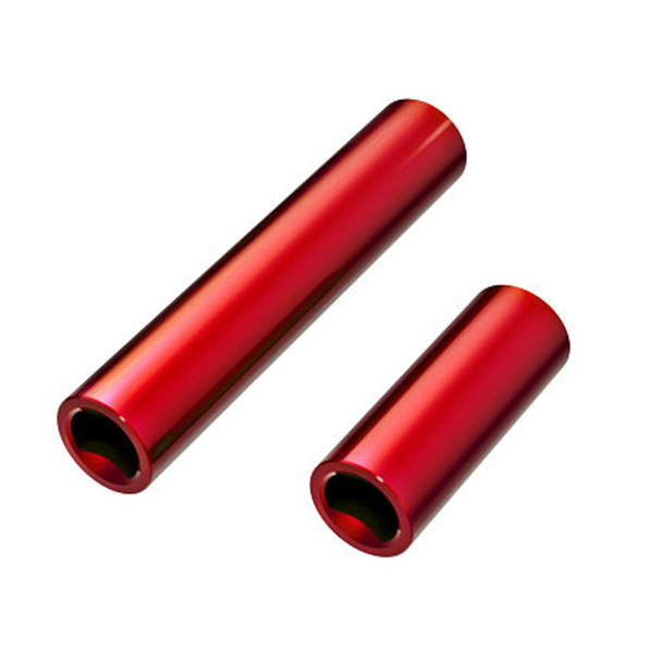 Traxxas 9752-RED Aluminum Front/Rear Center Driveshafts Set for TRX-4M