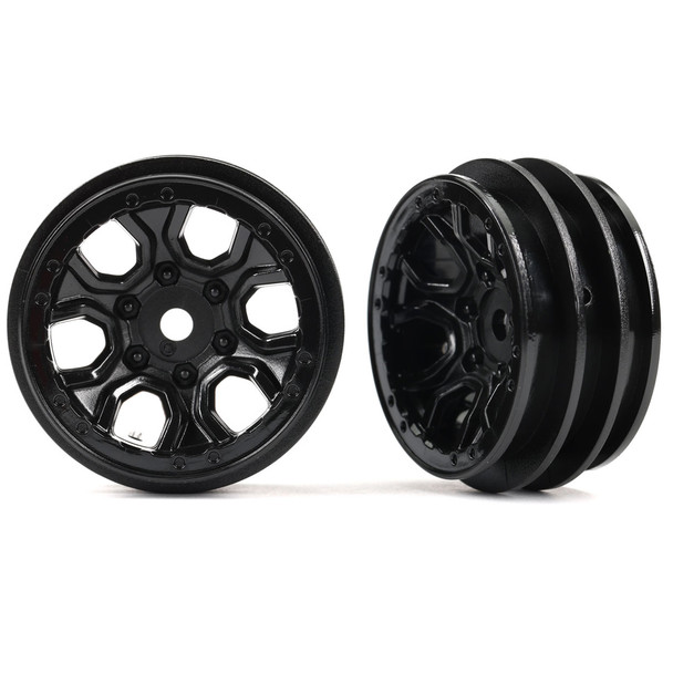 Traxxas 9770 Multi-Spoke Wheels 1.0'' - Black (2) for TRX-4M