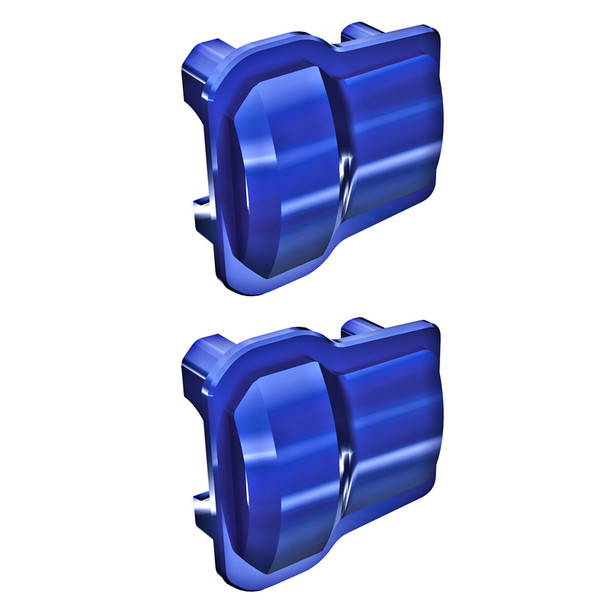 Traxxas 9787-BLUE Aluminum Axle Covers (2) for TRX-4M