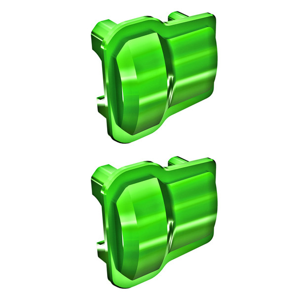 Traxxas 9787-GRN Aluminum Axle Covers Green (2) for TRX-4M