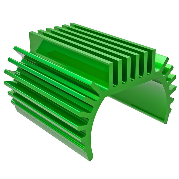 Traxxas 9793-GRN Aluminum Heat Sink Green - Titan 87T Motor for TRX-4M