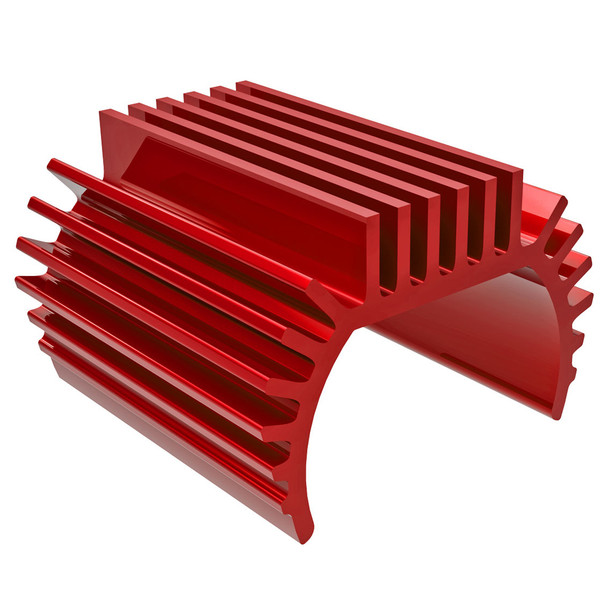 Traxxas 9793-RED Aluminum Heat Sink - Titan 87T Motor for TRX-4M