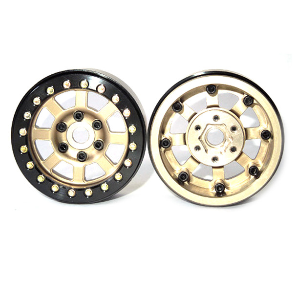 SSD RC SSD00180 1.9" Aluminum Assassin Beadlock Wheels Bronze (2)