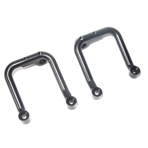 SSD RC SSD00355 Trail King Aluminum Wide Front Shock Hoops Black