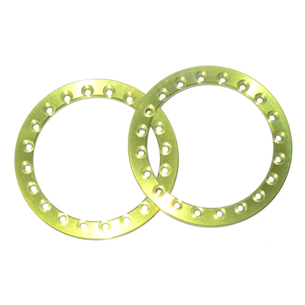 SSD RC SSD00371 1.9” Green Aluminum Beadlock Rings (2)