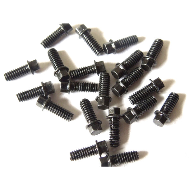 SSD RC SSD00372 Black M2 Scale Hex Bolts (20)