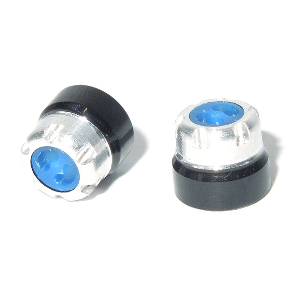 SSD RC SSD00441 1/24 Scale Locking Hubs Blue