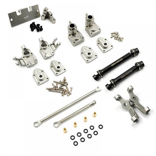 Yeah Racing AXCP-S01GM Alum Essential Conversion Kit Gun Metal for UTB18 Capra