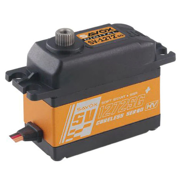 Savox SV1272SGP - HV Coreless Digital Servo w/Soft Start, 0.10sec / 416.6oz @ 7.4V