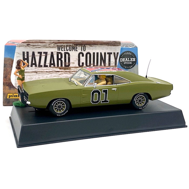 Pioneer P162-DS 1969 Dodge Charger 'General Lee' Slot Car 1/32 Scalextric DPR