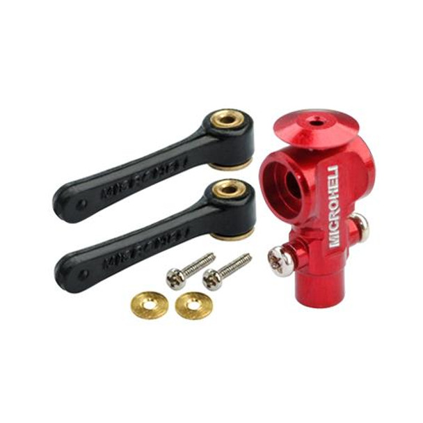 Microheli DFC Main Rotor Hub w/ Link set (RED) (for MH Main Rotor series) Blade NCPX / Nano Cpx