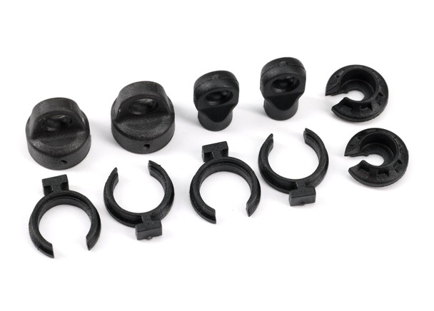 Traxxas 9762A Rebuild Kit (Shock cap (2) spring perch (2) rod end (2) for 1/18 TRX-4M