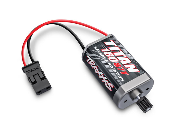 Traxxas 9775 Titan 180 Motor 87T w/ 11-tooth Metal Pinion Gear for 1/18 TRX-4M