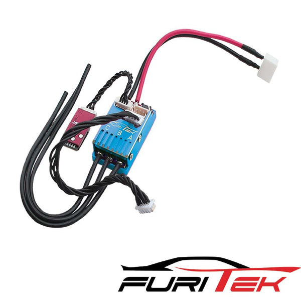 Furitek Cyclos 2S Lipo 20A/40A Brushless Sensored ESC for Drift/Race & Bluetooth w/Alum Blue Case
