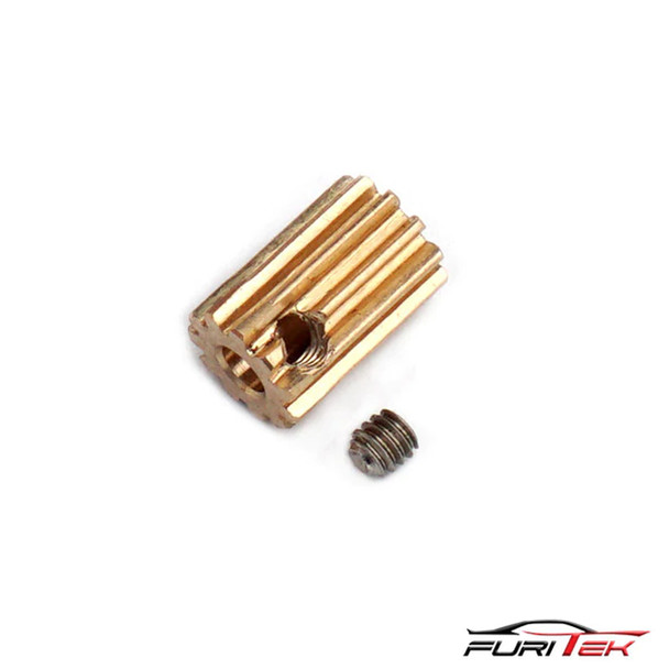 Furitek 11T High Quality Brass Pinion Gear for Micro Komodo (TRX-4M Motor)