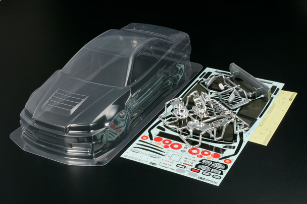 Tamiya 51246 1/10 RC Clear Body Set for Nismo R34 GT-R Z-Tune