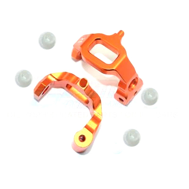 GPM Racing Aluminum Front C Hubs Orange for Traxxas Ford GT 4-Tec 2.0 / 3.0