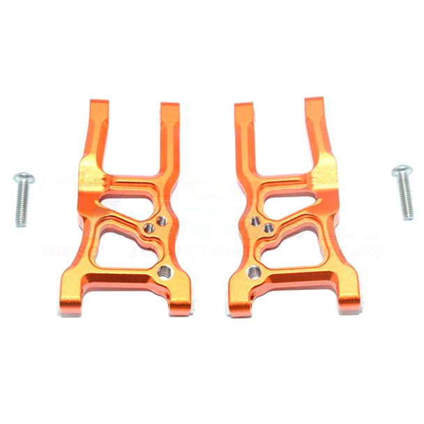 GPM Racing Aluminum Front Suspension Arms Orange for Traxxas Ford GT 4-Tec 2.0