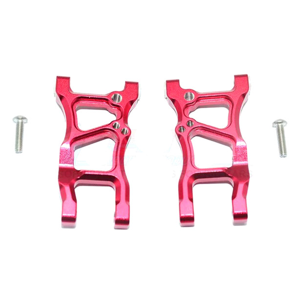 GPM Racing Aluminum Rear Suspension Arms Red for Traxxas Ford GT 4-Tec 2.0/3.0