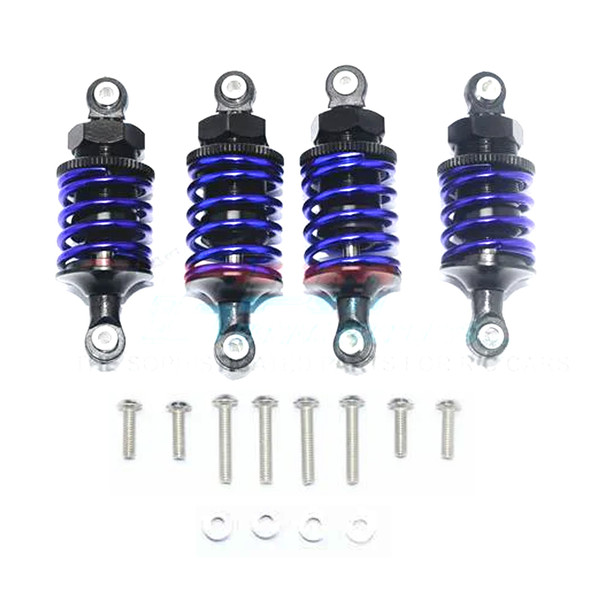 GPM Aluminum Front 50mm+ Rear 47mm Oil Filled Shocks Black for Ford GT 4-Tec 2.0