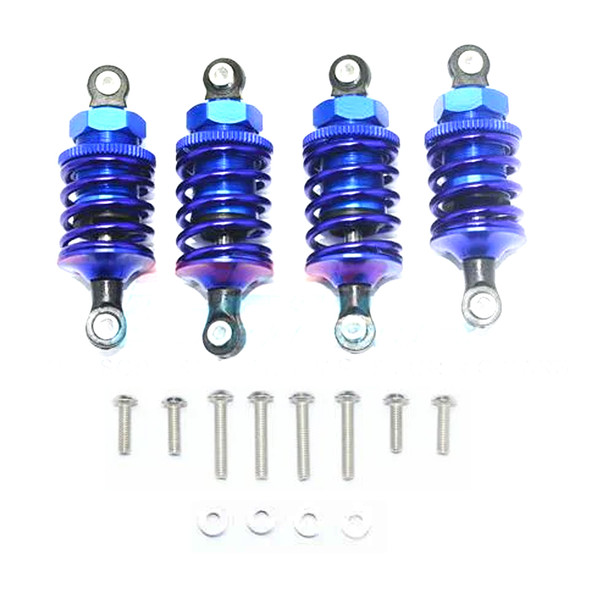 GPM Aluminum Front 50mm+ Rear 47mm Oil Filled Shocks Blue for Ford GT 4-Tec 2.0