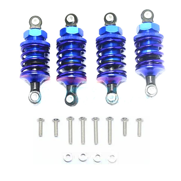 GPM Alum Front 53mm + Rear 50mm Oil Filled Shock Blue for Ford GT 4-Tec 2.0/3.0