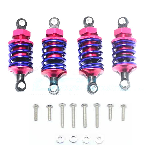 GPM Alum Front 53mm + Rear 50mm Oil Filled Shock Red for Ford GT 4-Tec 2.0/3.0