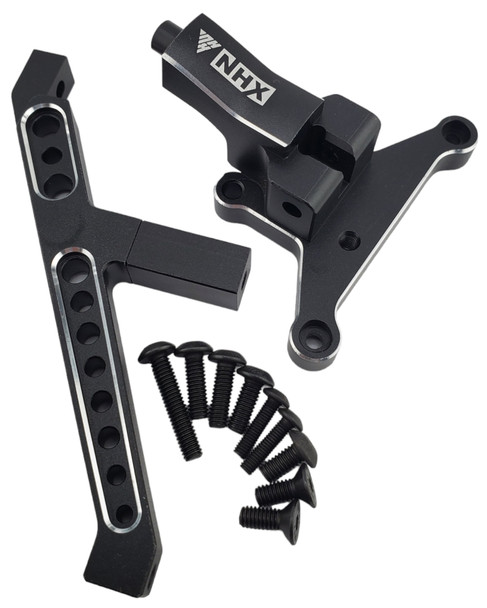 NHX RC Aluminum Front Chassis Brace for 1/8 Traxxas Sledge -Black