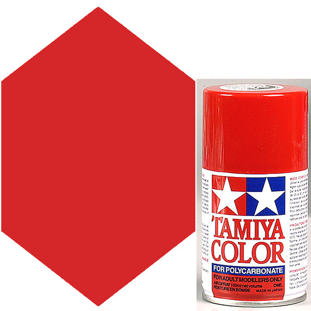 Tamiya Polycarbonate Red Spray Paint PS-2