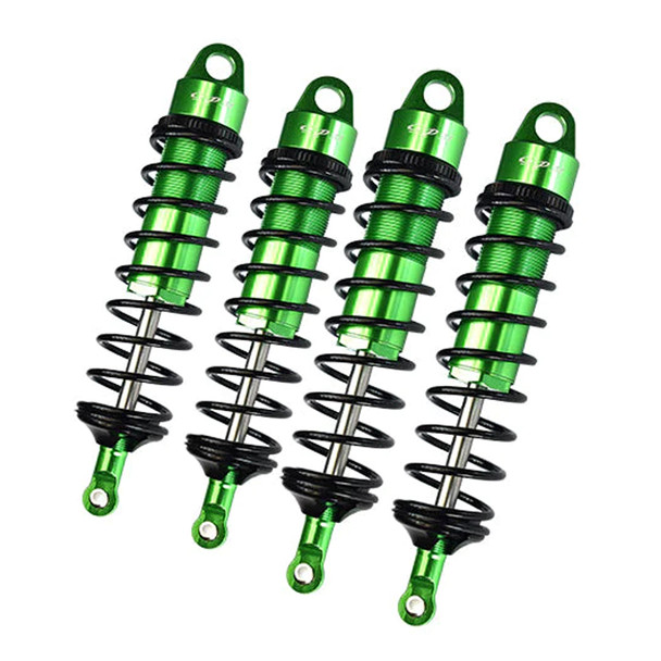 GPM Aluminum Front & Rear Adjustable Spring Shock w/ 6mm Shaft Green for 1/8 Sledge