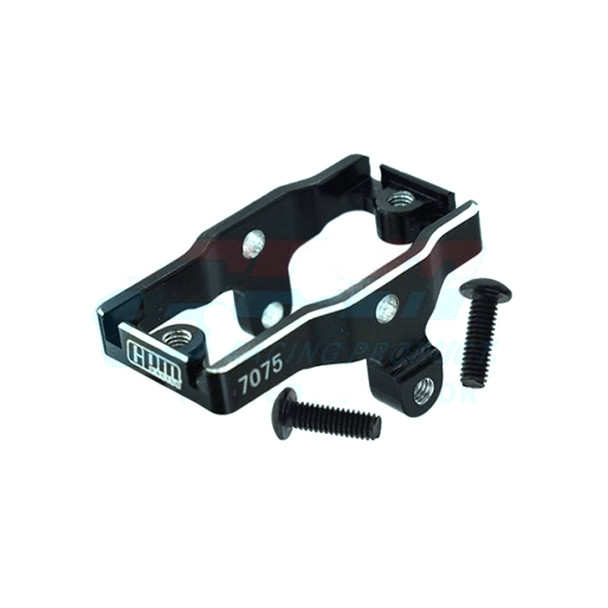 GPM Aluminum 7075-T6 Servo Mount Black for 1/18 TRX4M Bronco / Defender