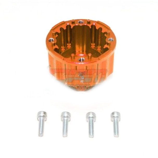 GPM Racing Aluminum Front Or Rear Differential Case Orange for X-Maxx 8S