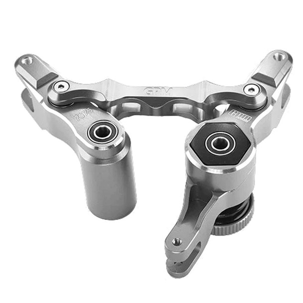 GPM Racing Aluminum 7075-T6 Front Steering Assembly Silver for 1/5 XRT