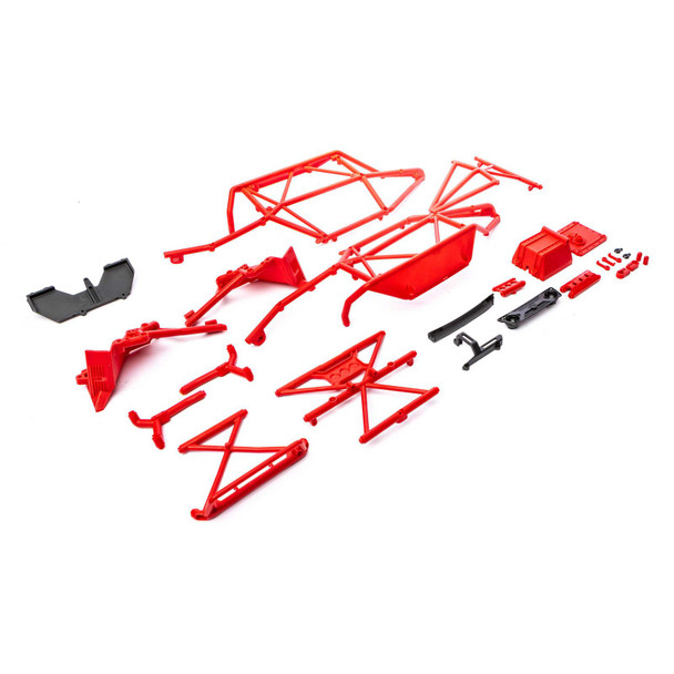 Axial AXI231044 Complete Cage Set Red for Capra 4WS UTB