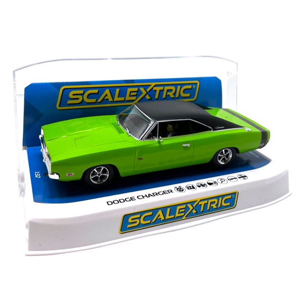 Scalextric C4326 Dodge Charger RT - Sublime Green 1/32 Slot Car