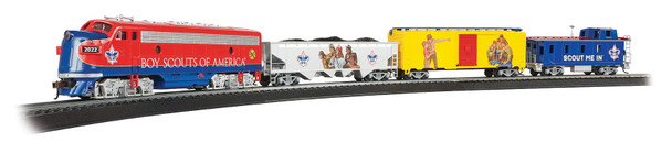 Bachmann 00775 Boy Scouts of America BSA - All American Train Set HO Scale