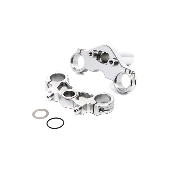 Losi LOS364006 Aluminum Triple Clamp Set Silver for Promoto-MX