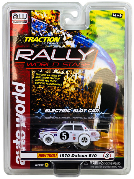 Auto World Xtraction 1970 Datsun 510 iWheels HO Slot Car