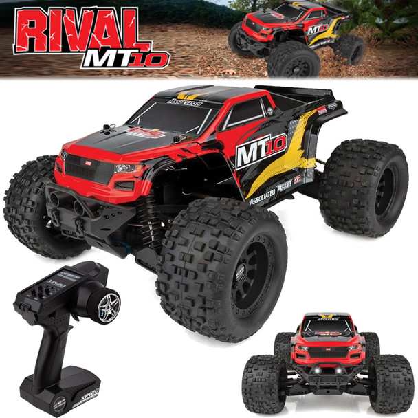 Associated 20518 1/10 RIVAL MT10 Brushless 4WD Off-Road RTR V2 Monster Truck