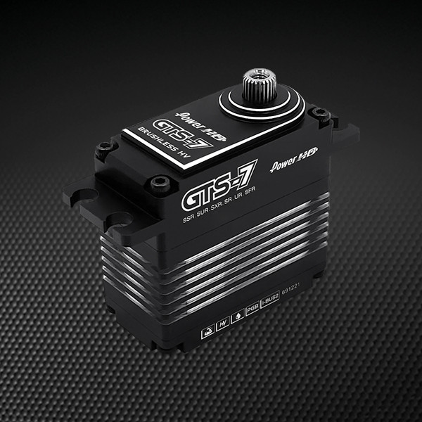POWER HD GTS-7 HV Brushless Motor 972.1 oz / 0.10 Aluminum Gear Servo
