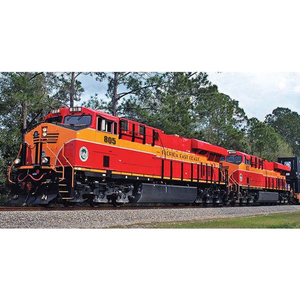 Kato 176-8947-DCC - GE ES44DC w/ DCC Florida East Coast #805 Locomotive N Scale