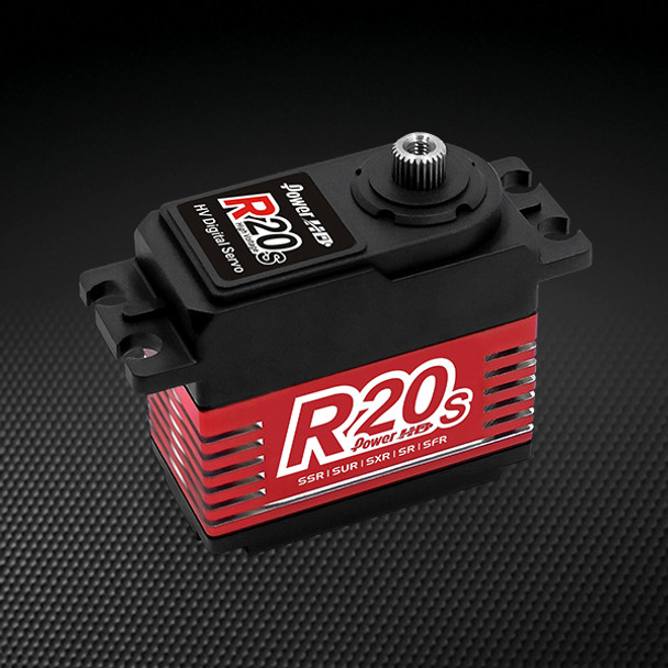 POWER HD R20S HV Coreless Motor 347.2 oz / 0.08 Titanium Gear Digital Servo