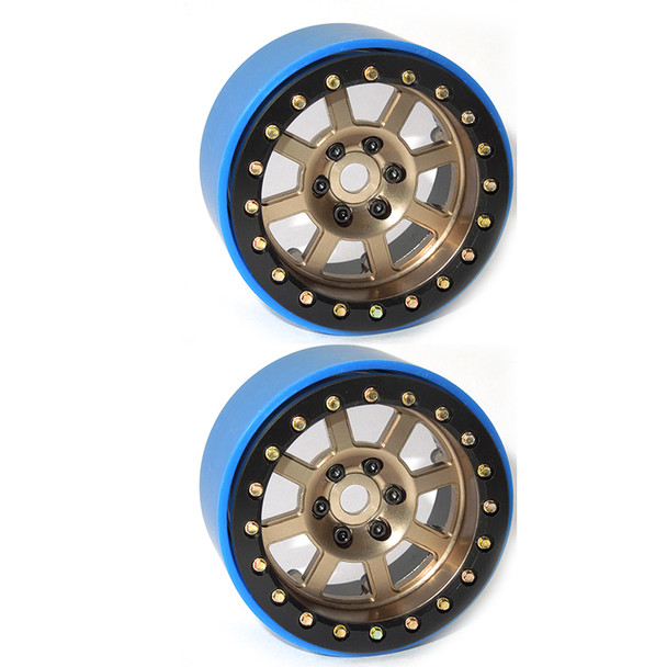 SSD RC SSD00189 2.2" Wide Assassin PL Beadlock Wheels Bronze (2)