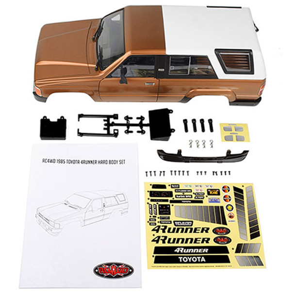 RC4WD Z-B0253 1985 Toyota 4Runner Hard Body Complete Set Bright Gold Metallic