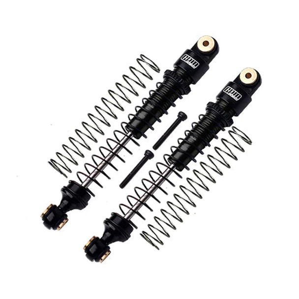 GPM Alum Front or Rear Shock Absorbers 49mm Black (2) for Axial 1/24 AX24 XC-1
