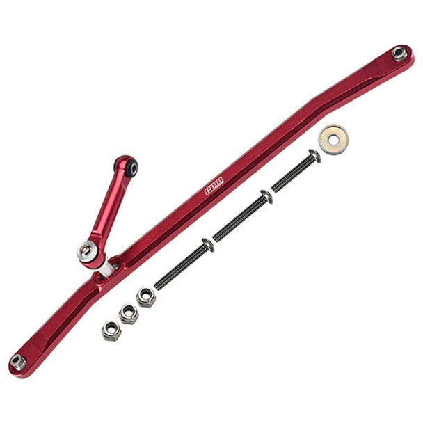 GPM Aluminum Front Steering Tie Rods Red for Losi 1:8 LMT Monster Truck